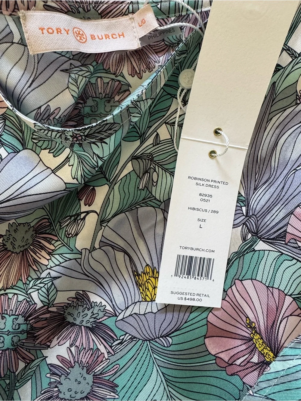 Tory Burch Robinson Printed Silk Dress - NWT
